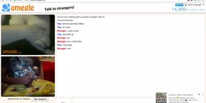 BBC almost Caught Cumming to BBW on Omegle