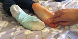 Amanda's sleepy asian feet worship