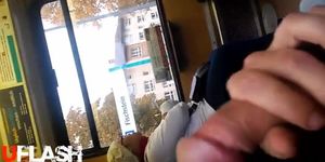 Jerking Off Next to Woman on Bus