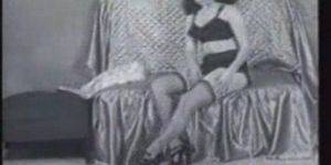 Oude pornovideo van Betty Page