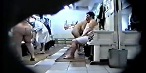 Dans le bain public russe