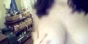 Busty teen chick on webcam - Big boobs