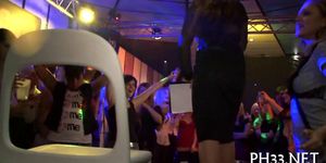 Group sex wild patty at night club - video 74