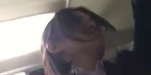 office lady seduced fucked by geek on bus