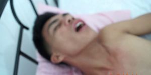 Asian amateur twink teen bareback anal