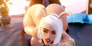 Overwatch Ashe Bunny Blacked (Fetish Fatale)