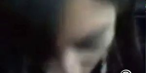 Italian car blowjob and cum in mouth - video 1