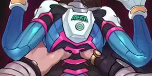 Dva gets plowed and creampied (By Ik with sound)