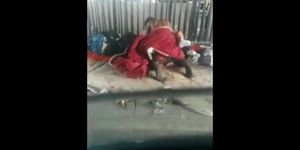 Homeless Couple Having Sex
