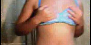 Very Hot Latina Teen Naked on Webcam