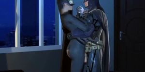 Big dick Batman fucks hot ass Catwoman