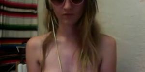 Cam Girl Smokes Weed And Teases
