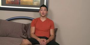 Hottest Asian Guy Jerk and Cum