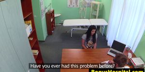 FAKEHUB - Bigtitted eurobabe pounded by fake doctor