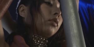 Japanese sex slave wrapped in monster tentacles