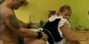 Fucking his maid in the ass