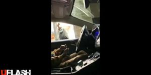 McDonald’s Drive thru window car flash