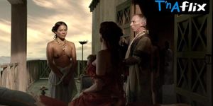 Lesley-Ann Brandt Breasts Scene  in Spartacus
