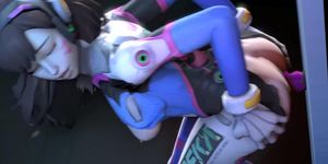 Overwatch Dva Screw Wallmounted Dildoes 3D Animation Compilation [10 Min + Full Hd]