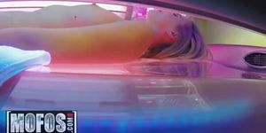 MOFOS - Amateur Casey Northman makes POV sextape in Tanning Bed