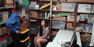 Chubby latina teen thief punish fucked by a LP officer - video 2 (Luna Leve)