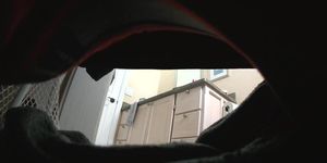 Hidden Cam In Bathroom For My REAL Step-Sister