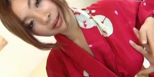 ALL JAPANESE PASS - Anna Kousaka has big boobs touched and shaking during frigging - video 1