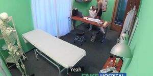 FakeHospital Tight pussy makes doctor cum twice (George Uhl, Karina Grand)