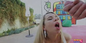 PervCity Blonde Teen Alina West Gonzo Anal with Mike Adriano - video 1
