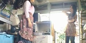 Horny japanese MILFS sucking and fucking part2