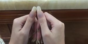 natural long nail