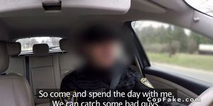 Fake cop bangs blonde in friends house - video 1