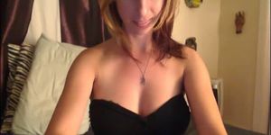 StunningWebcam Girl Plays With Her Tits Part 1