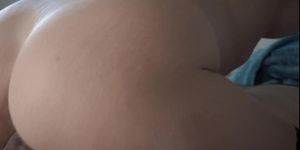 TEEN RIDES MY BWC UNTIL CUM ON ASS Perfect Bubble Butt Cowgirl In Stockings