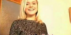Russian teen schoolgirl blonde