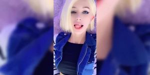 Snapchat cosplay ahegao COMPILATION by PURPLE BITCH