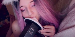 AftynRose ASMR Sweet Angel Licking Video! (Amy Armstrong)