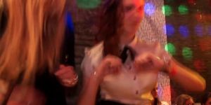 PARTYHARDCORE - Euro party teens sucking dicks in nightrclub