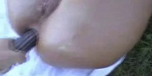 Horny mature wife gets sodomized outdoors homemade movie - video 1