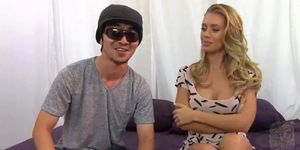 AMWF Nicole Aniston interracial with Asian guy