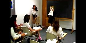 Spanked in front of the class (Lena Ramon, Emily Marilyn, Sheri Lynn)