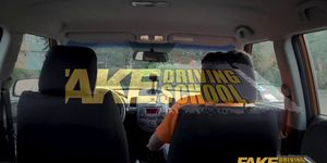 Fake Driving School hot blonde milf Tiffany Russo bangs for licence