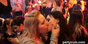 Naughty girls get entirely fierce and nude at hardcore party