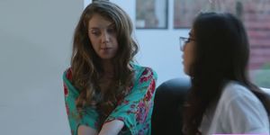 April Oneil finally have sex with her crush Elena Koshka (April O'Neil)