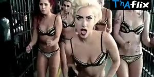 Lady Gaga Thong Scene  in Telephone