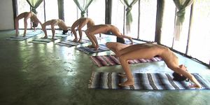 Nude Yoga Class - Melissa Mendiny (Suzie Carina, Anna AJ)