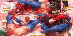 Spiderman Gay and Nasty Adventures - 2D Gay Cartoon Animation - Hentai