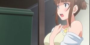 Big breasted anime gets hammerd - video 2