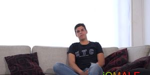 IOMALE - Latino twink has his asshole raw fucked after an interview