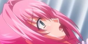 Anime Teen Girl nimmt großen Schwanz in ihrer glatten Möse